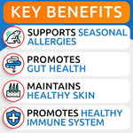Bark&Spark anti itch dog supplement chews for seasonal allergy relief back label info