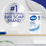 Dial four ounce bar soap close up detail