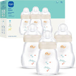 MAM 6oz Pure Glass Feel Good Anti-Colic 0+ Months Baby Bottle, 3 Pk, Unisex - Image 1