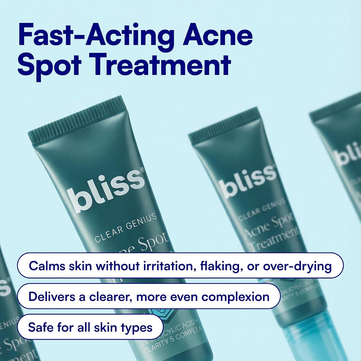 Bliss Clear Genius Acne Spot Treatment 0.5 fluid ounce tube