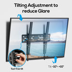 USX STAR TV bracket showing tilt angle mechanism