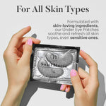 Luxe Glow Bloomora Snail Mucin Under Eye Patches lifestyle travel friendly view