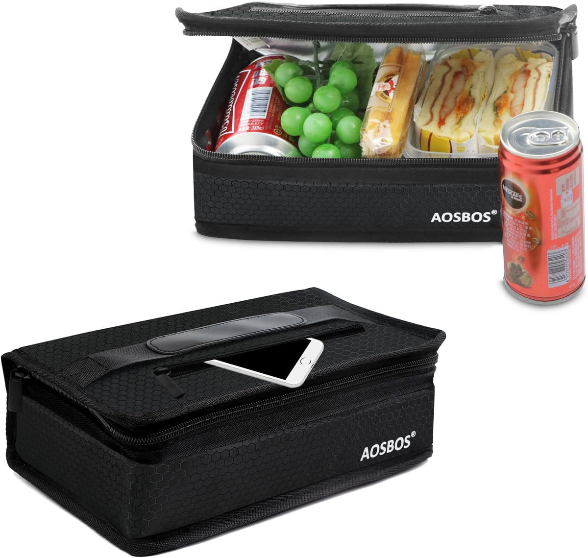 Aosbos Small Insulated Lunch Bag,Compact Lunch Box For Work & Office - Image 12