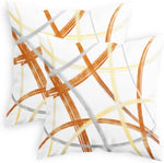 CaliTime Decorative Couch Throw Pillow Covers, 16 X 16 Inches, Teal | Pack of 2, Cozy Fleece Arc-shaped Abstract Geometric Lines Cushion Covers for Sofa Bed Living Room Farmhouse Home - Image 12