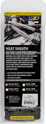 Design Engineering heat shield sleeve texture detail
