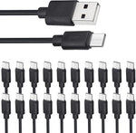 Smays USB C cable bulk 20-pack front view