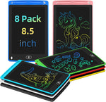 TQU 8 pack LCD writing tablet colorful doodle board front view