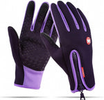 CYG&CL Outdoor Winter Touchscreen Warm Gloves, Water Resistant Windproof Anti-Slip Sports Gloves for Cycling Driving Running Hiking Climbing Skiing Sports, Adjustable Size for MenWomen - Image 9