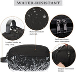 CROCOD men dopp kit showing water-resistant Oxford fabric texture