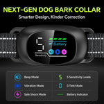 Reedog dog training collar showing LED display