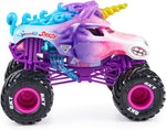 Monster Jam Sparkle Smash collector vehicle showcasing BKT rubber tires.