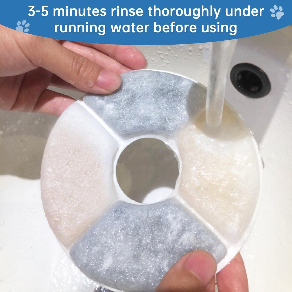 RBAYSALE cat fountain filter circular dimensions display