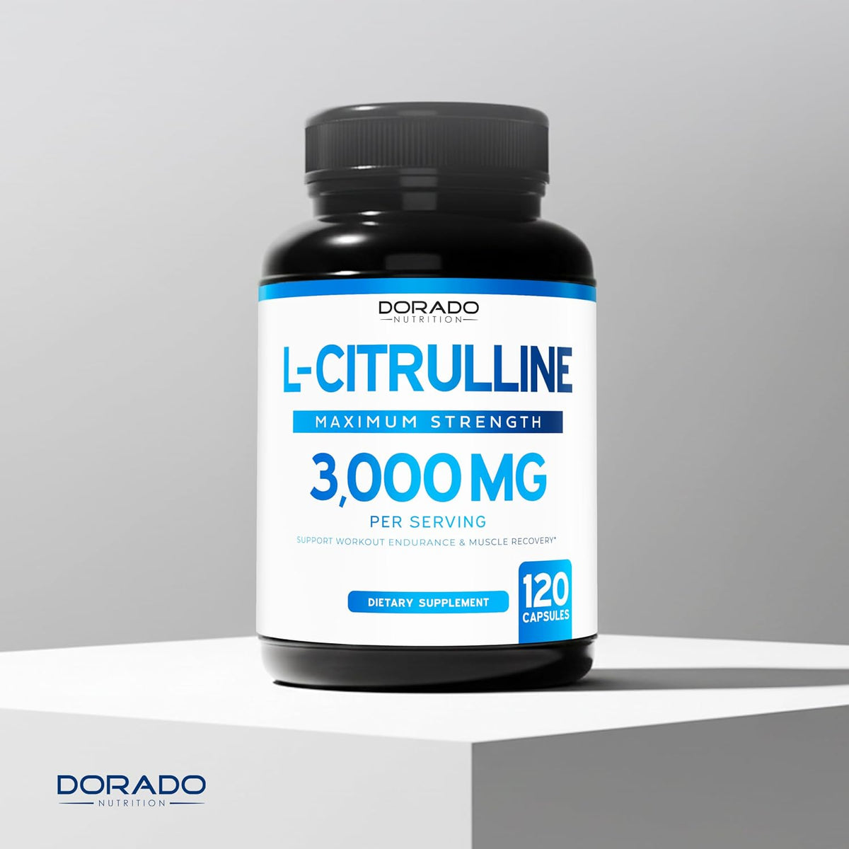 Dorado Nutrition L-Citrulline vegan and non-GMO certification label
