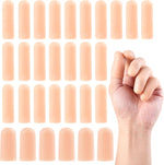MoHern gel finger cots front view of 30 pieces pack in skin color