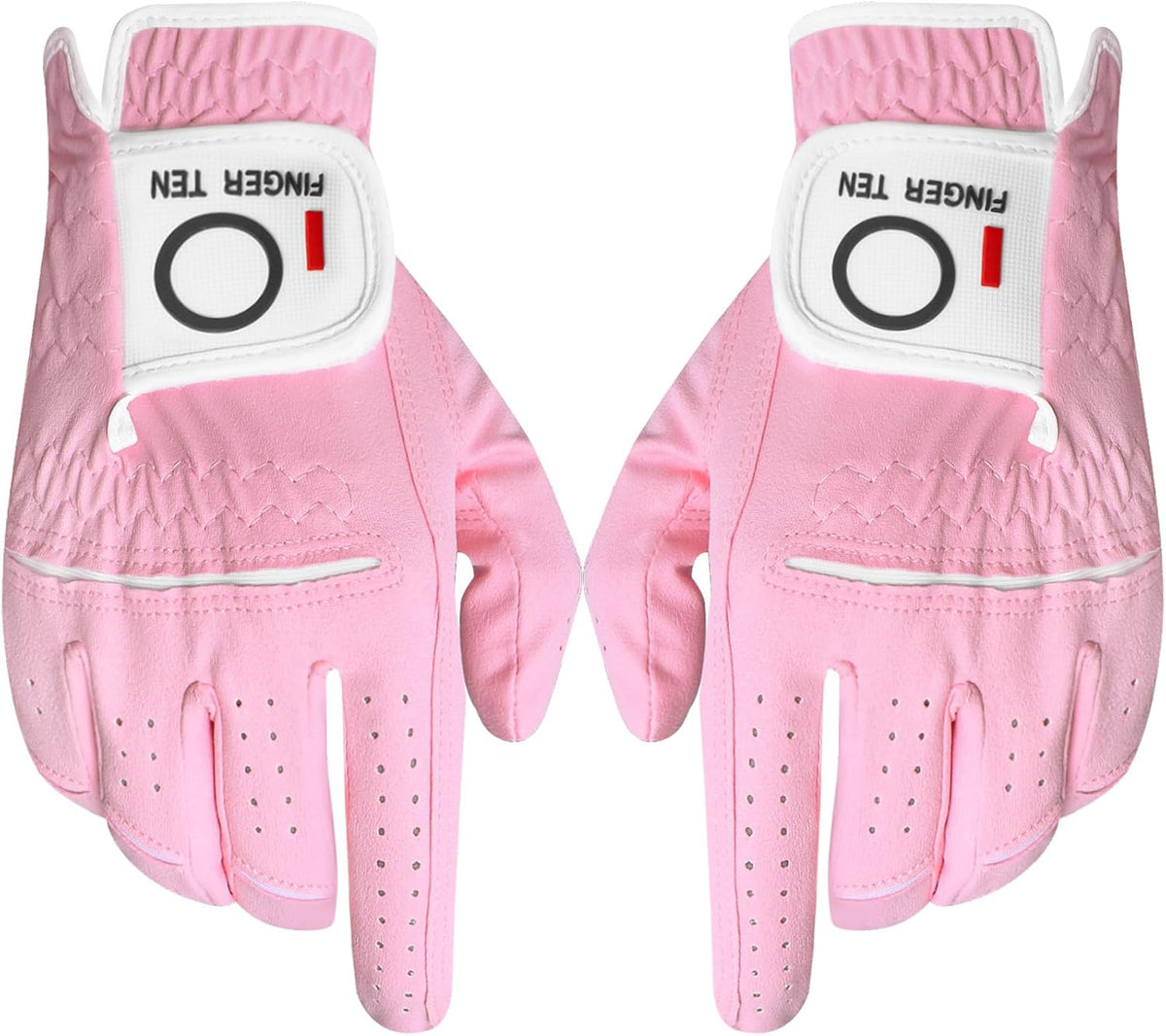 FINGER TEN Women's Golf Gloves Rian Grip | Ladies Golf Glove Pair Both Hands or Left/Right Hand 2 Pack, Enhanced Grip in Wet Hot Humid, Moisture-Wicking & Breathable - Image 12