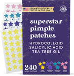 LivaClean Star Pimple Patches in 240 count pack with salicylic acid and tea tree oil