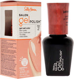 Sally Hansen gel nail polish bottle back instructions view