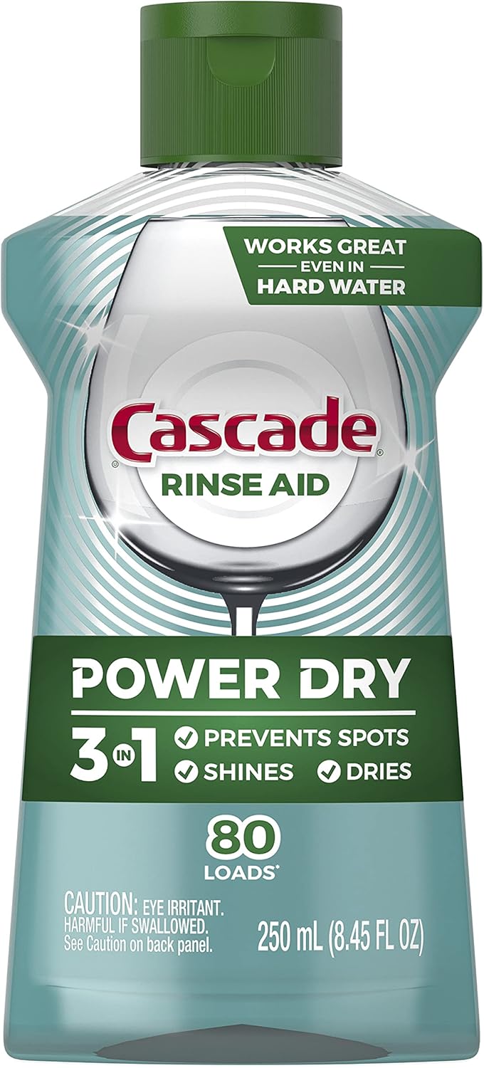 Cascade Platinum Dishwasher Rinse Aid, 8.45 fl oz (Packaging May Vary) - Image 1
