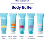 Bliss - Naked Body Butter - Unscented - Maximum Moisture Cream - 6.7 Fl Oz - Daily Moisturizer for Women & Men - Fragrance Free - Vegan and Cruelty Free - Image 9