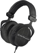 beyerdynamic DT 990 PRO, 250 Ohm, Open Back, Over Ear, Wired Headphones, 3m Coiled Cable, Black with Grey Velour Ear Pads | 3m coiled cable, wired over-ear design - Image 9