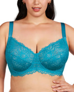 HSIA Minimizer Bra for Women - Plus Size Full Coverage Lace Bra with Underwire, Non Padded - Image 15