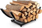 Junshuo curved firewood rack holder front view