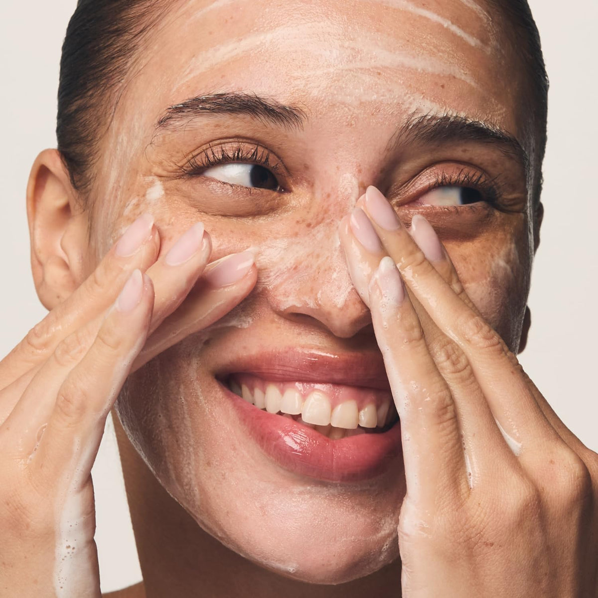Fragrance free Prequel skin cleanser tube with cica and aloe for hydration.