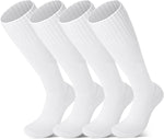 FPAKDH 2 Pair Kids Football Socks for 7-13 Years Old Breathable Sports Training Soccer Socks Girls and Boys - Image 10