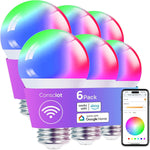 Consciot Smart Light Bulbs, A19 Color Changing Smart Bulbs, 800 Lumens 60W Equivalent, Works with Apple Home, Alexa, Google Home & SmartThings, Dimmable LED, 2-Pack - Image 9