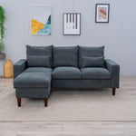 Panana convertible sofa configured as a chaise lounge
