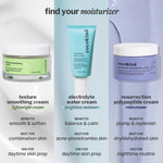 Close up of Cocokind Electrolyte Water Cream showing official USA imported packaging details
