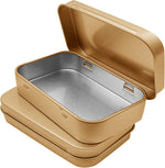 Hulless mini metal storage box close up