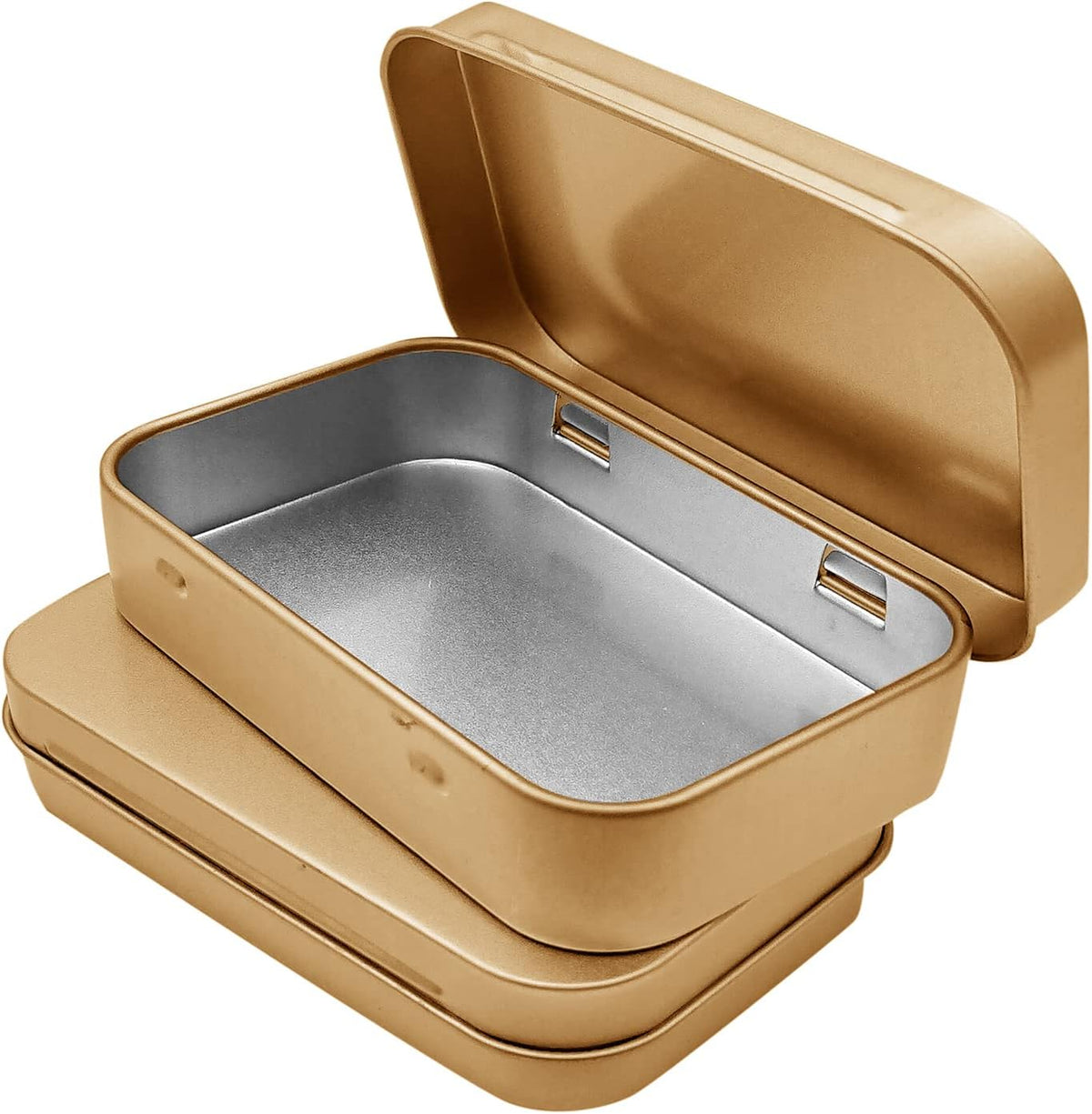 Hulless mini metal storage box close up