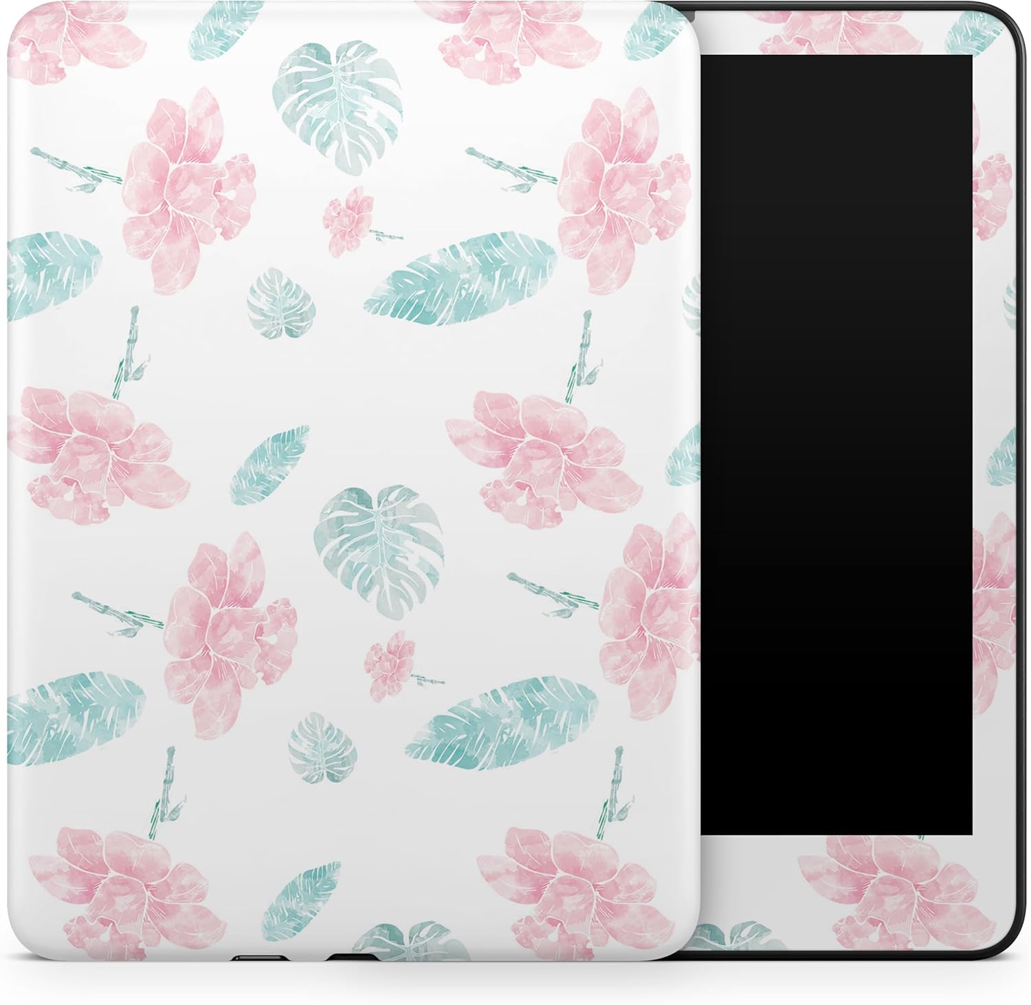 Vision Signs and Graphics Kindle Colorsoft Paper Flowers skin front view.