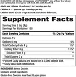 Kirkland Signature Optifiber packaging showing 190 servings label