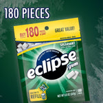 Eclipse imported spearmint mint gum resealable travel bag