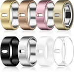 Vigamen Oura Ring Gen 4 matte TPU protective covers front view showing individual size options.