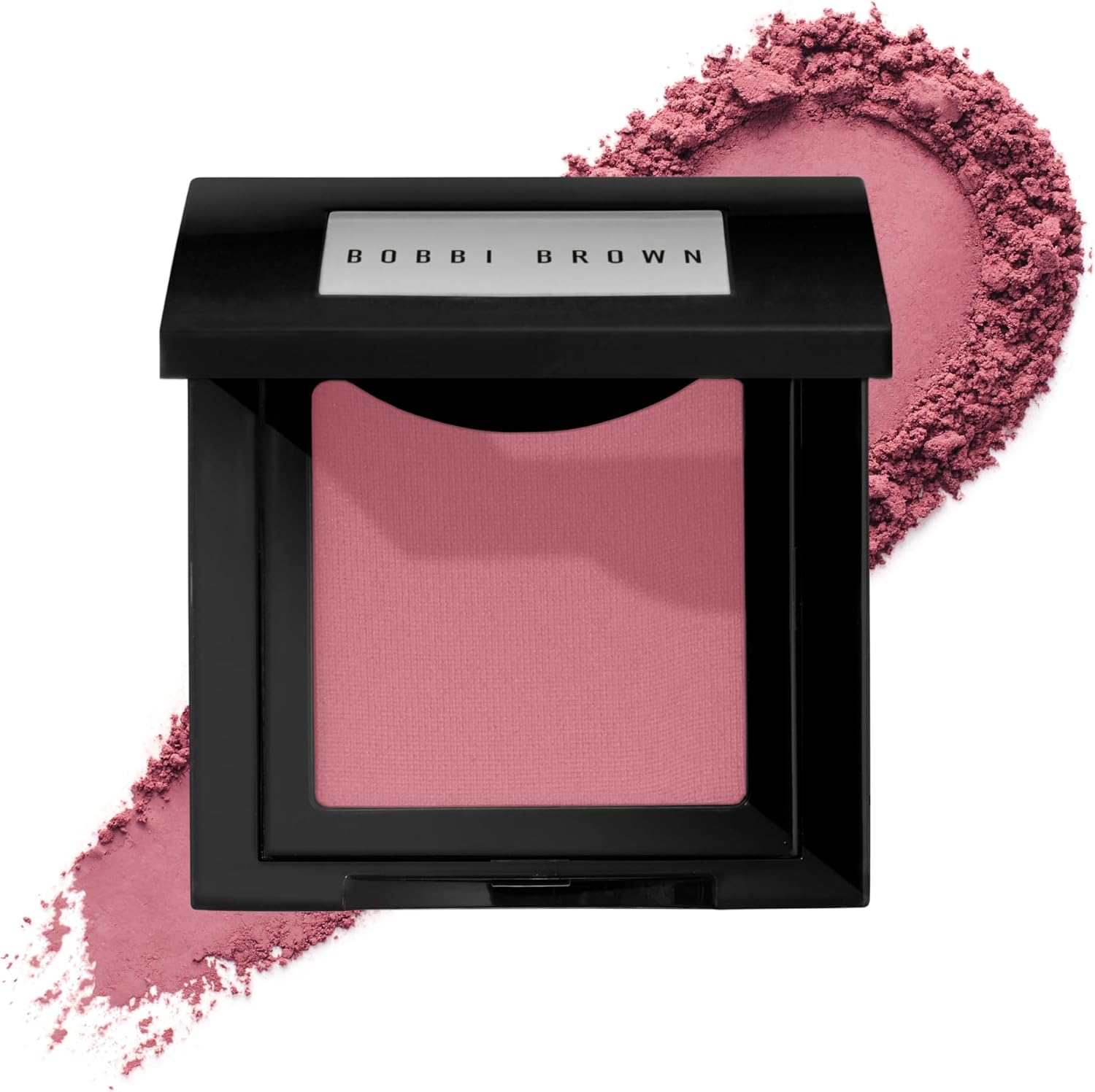 Bobbi Brown Powder Blush Desert Pink matte finish front view packaging