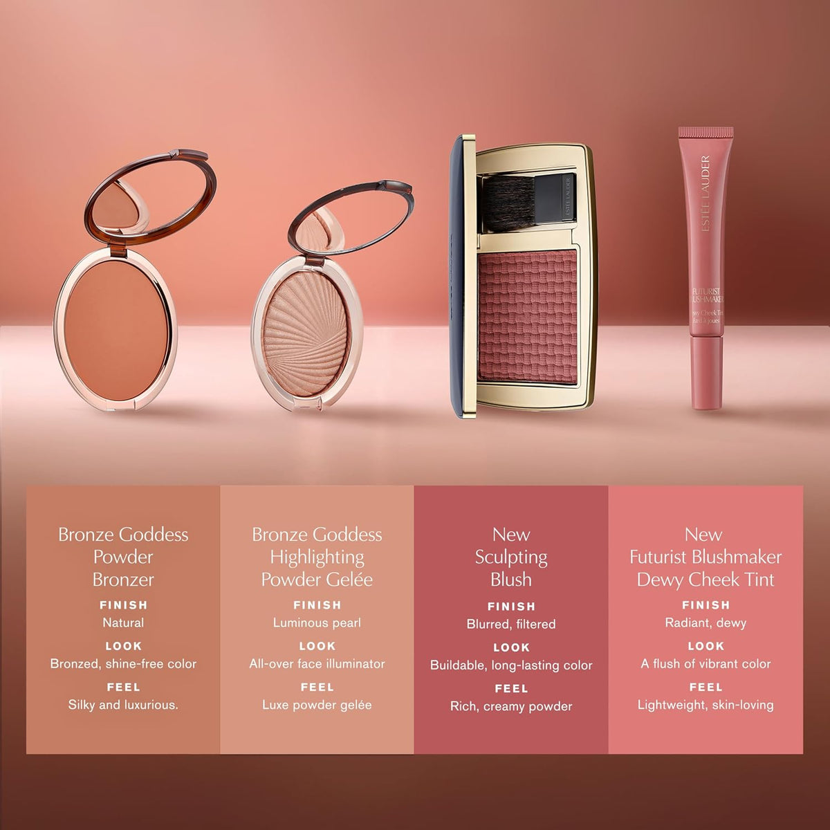 Estée Lauder blushmaker tube highlighting the product details and size.