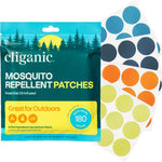 Cliganic Mosquito Repellent Stickers 180 pack resealable bag for outdoor bug protection