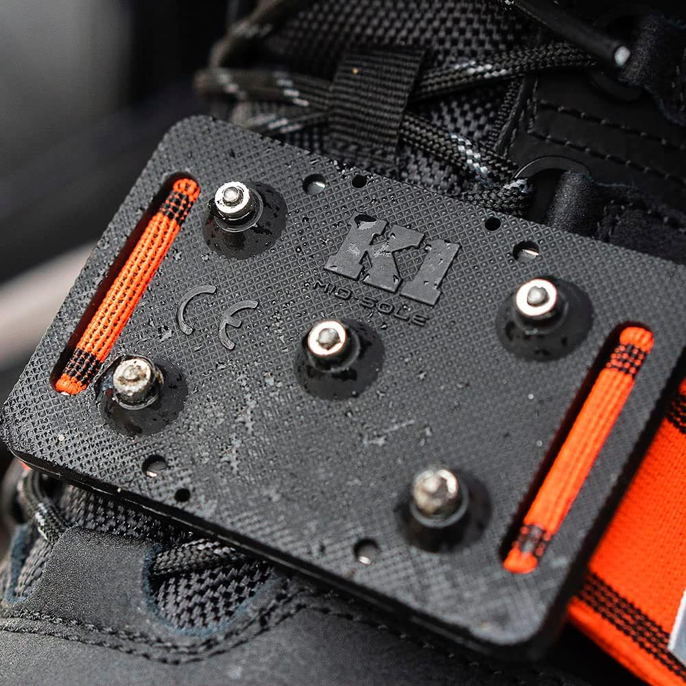 K1 Mid-Sole Ice Cleats for Men & Women - Rotatable Traction Aids For Winter Snow - Hi Vis - Low Profile - Image 9