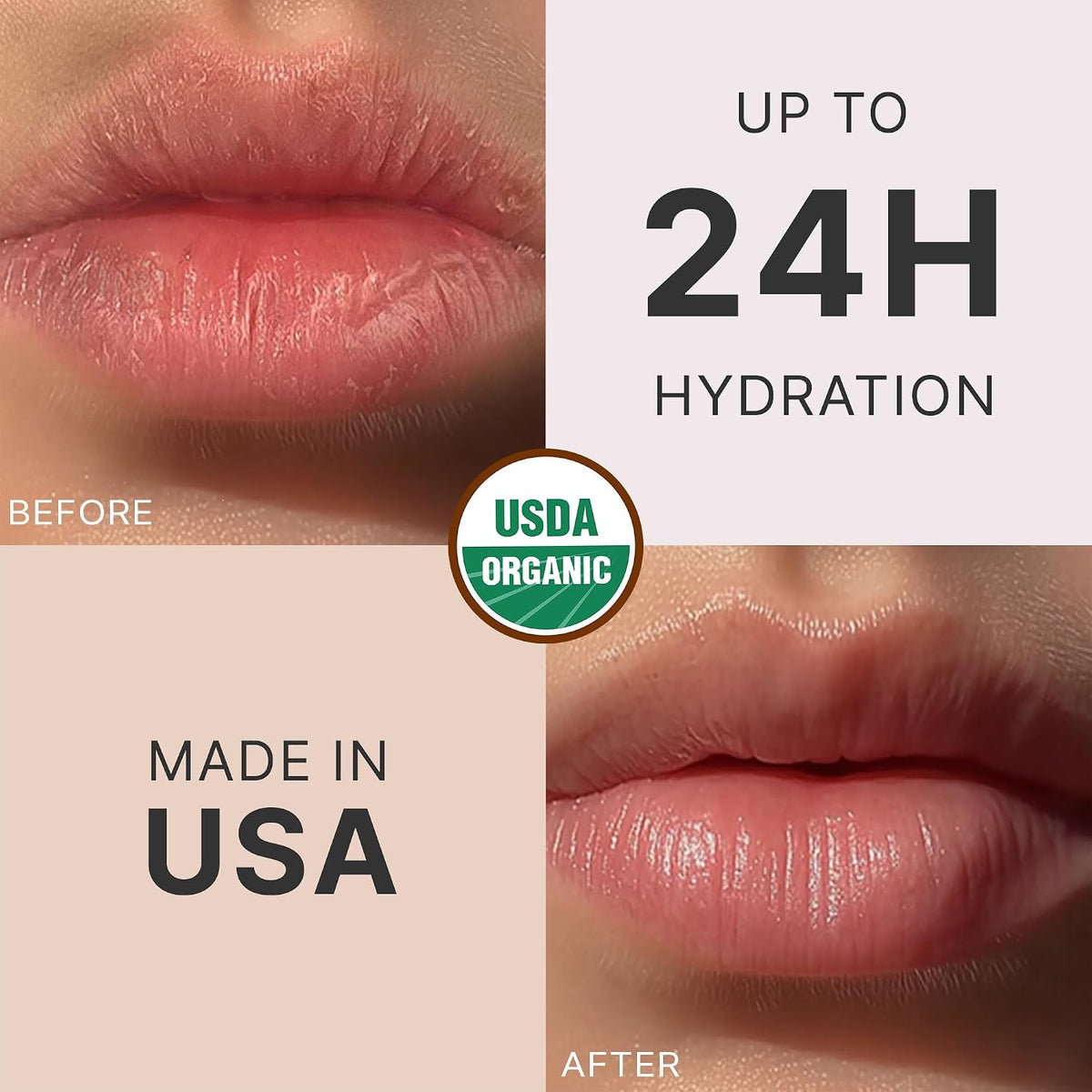 Beauty by Earth 4 pack chapstick packaging display