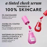 Glow Recipe brightening serum blush bottle showing doe foot wand