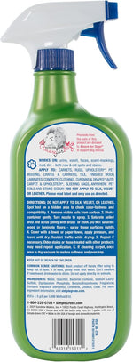 Simple Green enzymatic cat urine cleaner trigger spray bottle angle view