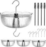 Complete 4 pack ant moat kit with hardware components