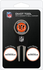 Team Golf NFL Cincinnati Bengals Divot Tool Pack with 3 Golf Ball Markers Divot Tool with 3 Golf Ball Markers Pack, Markers are Removable Magnetic Double-Sided Enamel - Image 13