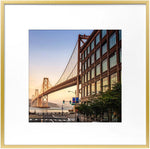 Frametory 9x12 Aluminum Picture Frame with Mat for 6x8 Photo, Black | Includes tempered glass front, removable mat, and built-in hangers for wall mounting. Ideal for home office or living room - Image 15