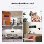Hournor digital wall clock packaging and included accessories