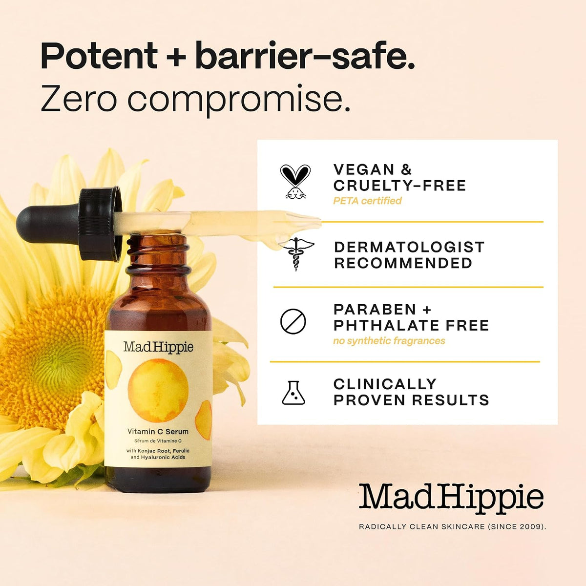 Mad Hippie Vitamin C Serum box and bottle side by side