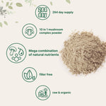 Micro Ingredients Organic Mega Mushroom Powder back label details